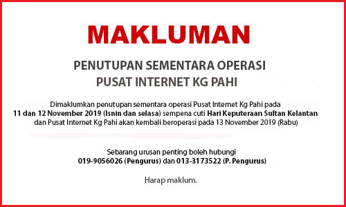 NOTIS PENUTUPAN PI