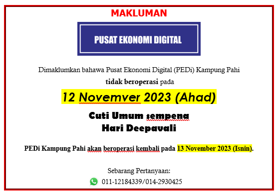 cuti deepavali 2023