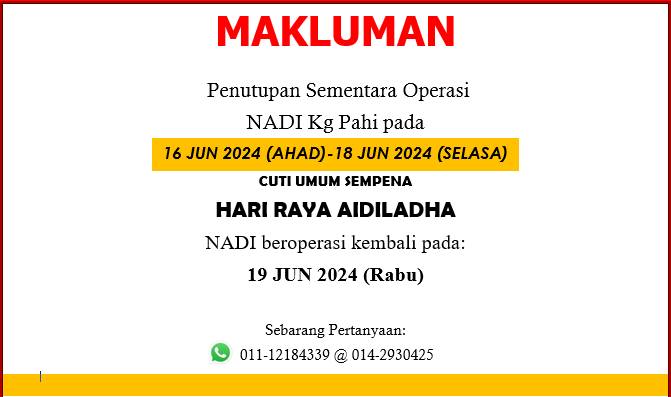 cuti hari raya aidiladha