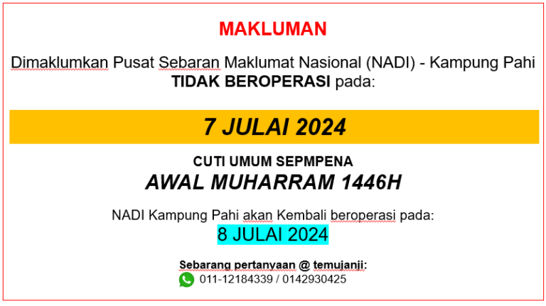 cuti awal muharram