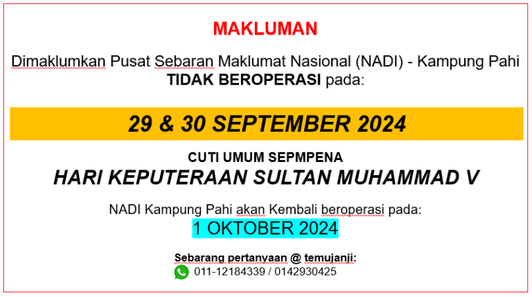 CUTI HARI KEPUTERAAN