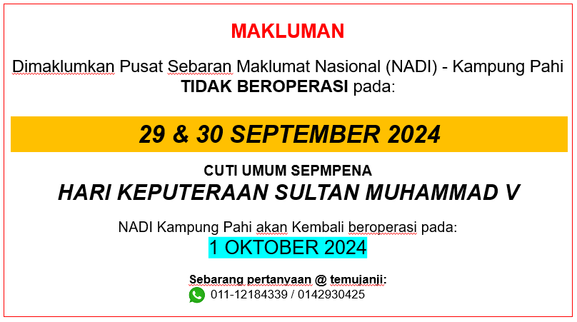CUTI HARI KEPUTERAAN